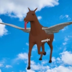 Flying Ketamine HorseLOGO