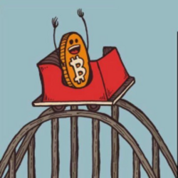 Bitcoin Roller Coaster GuyLOGO